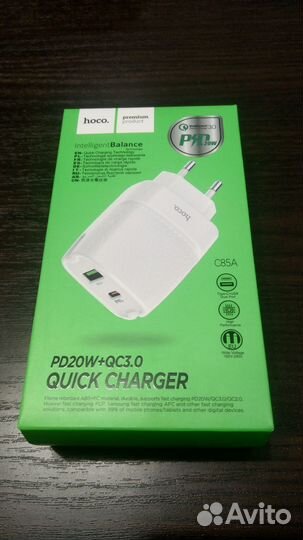 Зарядное устройство для телефона Hoco PD20W+QC3.0