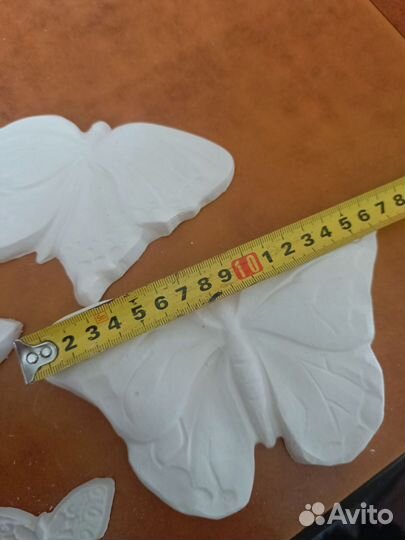 Бабочки из гипса г16