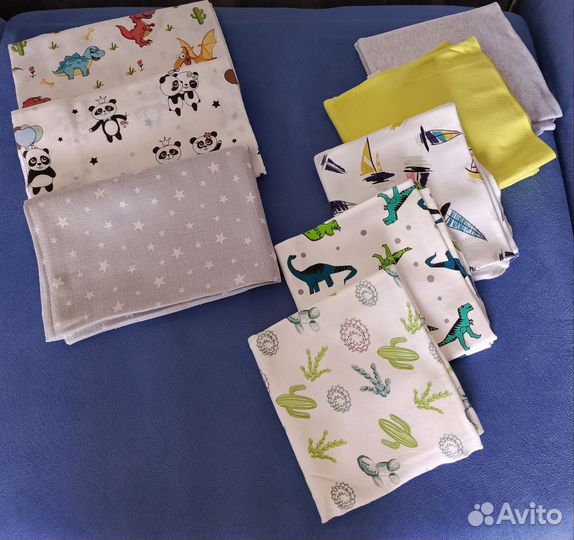 Муслиновые и трикотажные пеленки