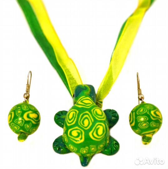 Комплект украшений «Весёлая черепашка»