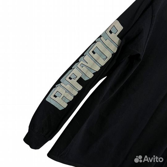 Лонгслив черный RipnDip S