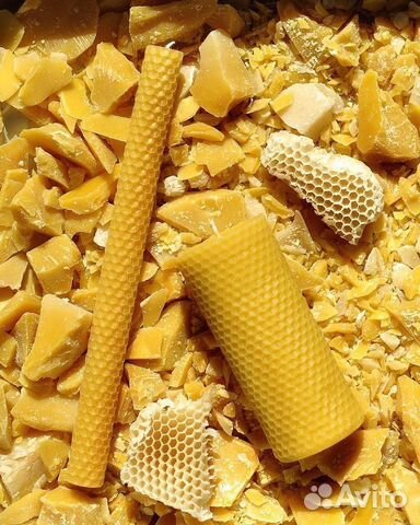 Вощина из натурального пчелиного воска цветная