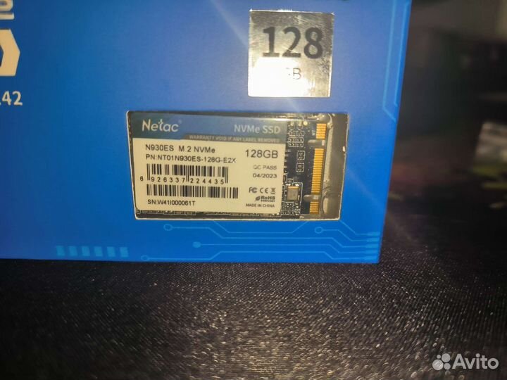 Ssd netac m2 128gb