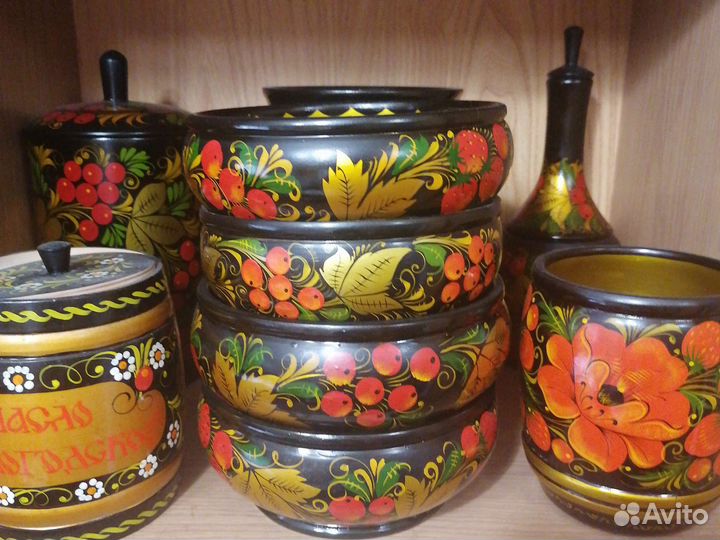 Посуда хохлома СССР