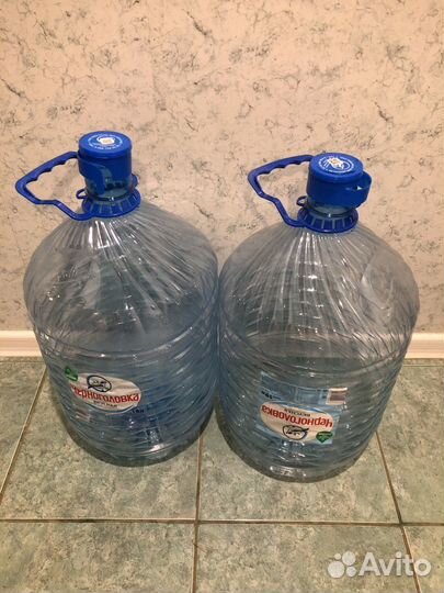 Бутылка пластиковая 19л