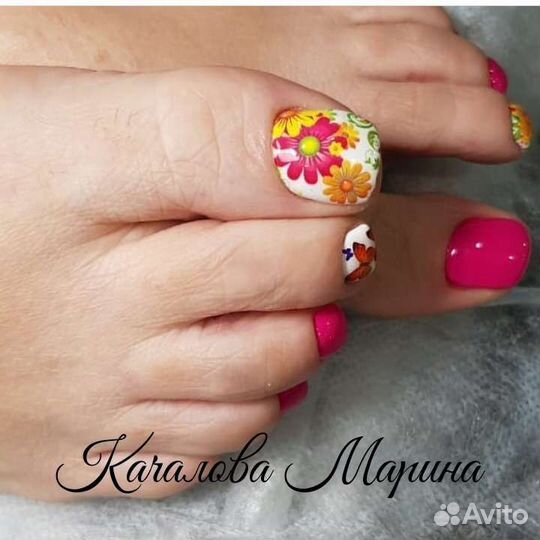 Маникюр Педикюр Полный педикюр Покрытие гель лаком