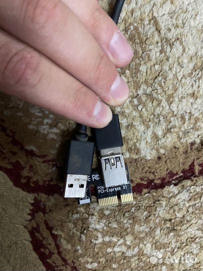 Райзер видеокарты PCI-e ver006