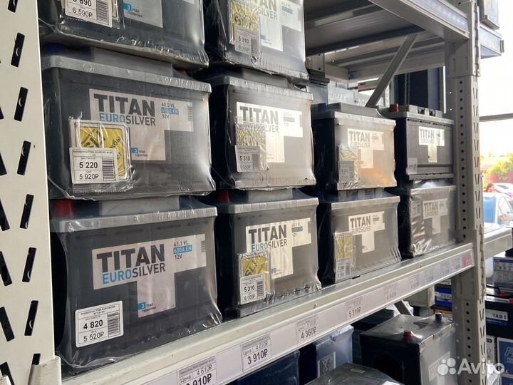 Аккумулятор Titan evro silver 74 оп