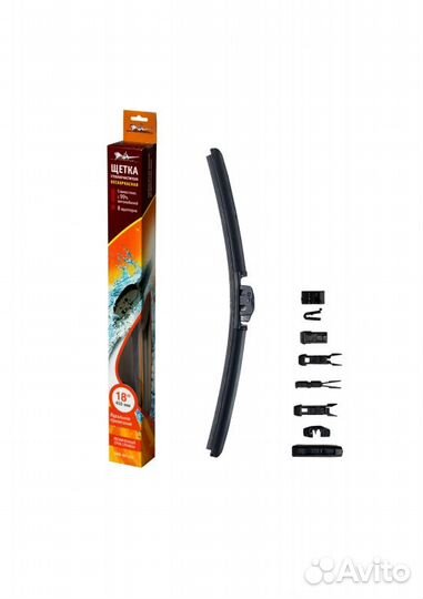 Щетка стеклоочистителя бескаркасная pro 450мм (18