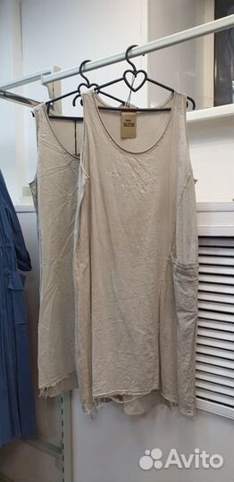 Платье туника лён хлопок Италия