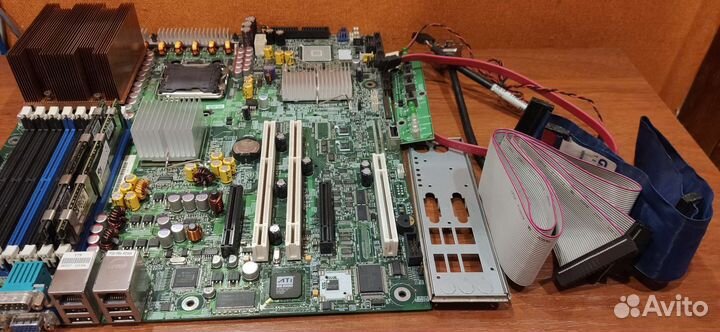 Плата intel server board s5000vsa +CPU+ бп