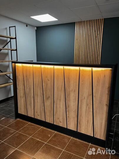 Барные стойки, зоны ресепшн серии 3Д