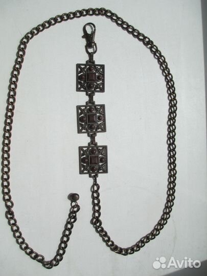 Женский пояс металлический