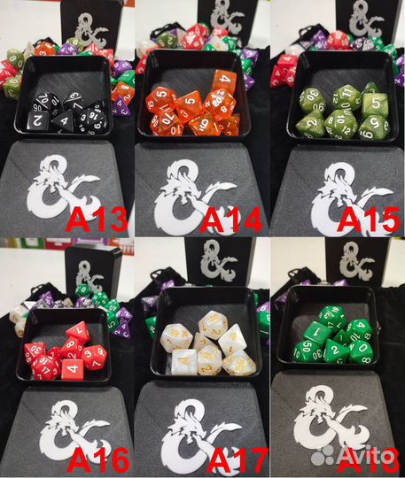 Кубы, кубики дайсы в премиальном подарочном боксе