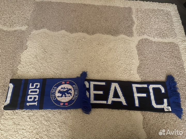 Мужской шарф болельщика футбола