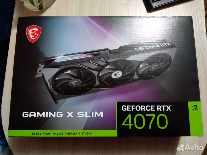MSI GeForce RTX 4070 gaming X slim гарантия