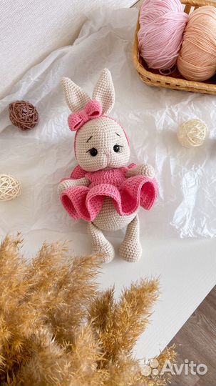 Мягкая игрушка заяц