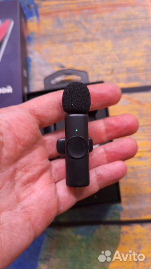 Беспроводной петличный микрофон для айфона новый