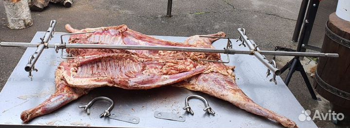 Вертел из нержавейки 120см тип М