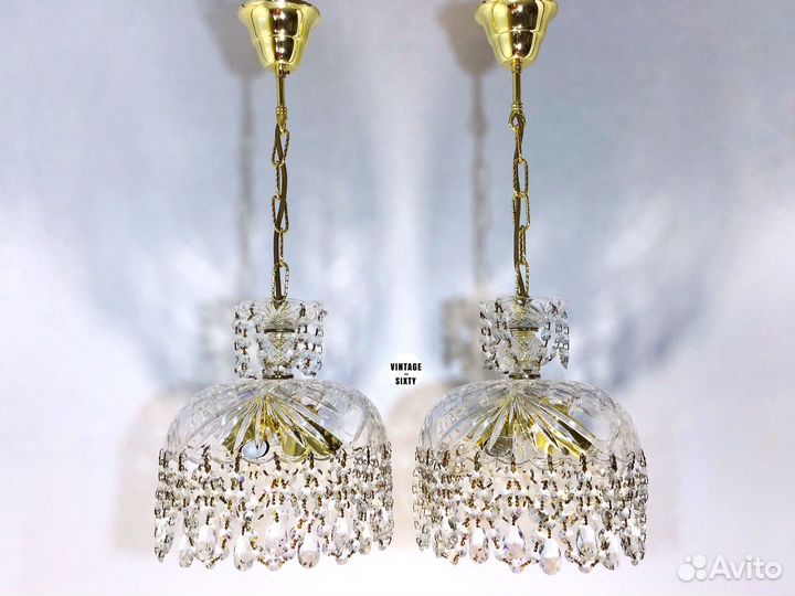 Люстра хрустальная подвес Чехия цена за 1
