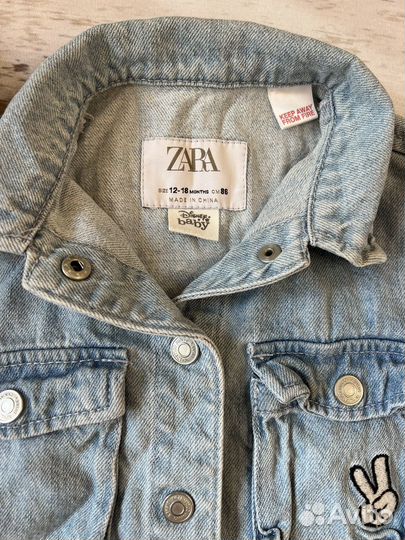 Джинсовая куртка zara 86