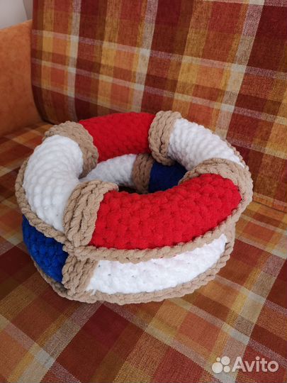 Спасательный круг подушка декоративный