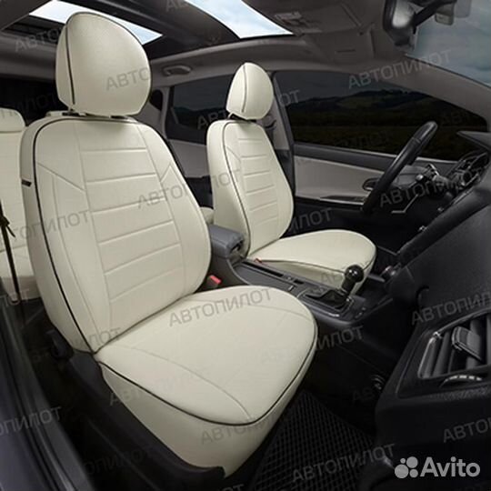 Авточехол экокожа-классика Chevrolet Captiva 2006+