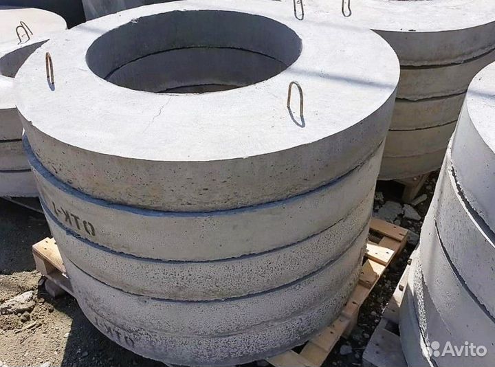 Кольца бетонные, донья, крышки с доставкой