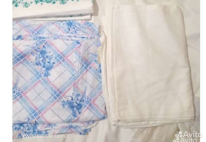 Простыни льняная, хлопок СССР