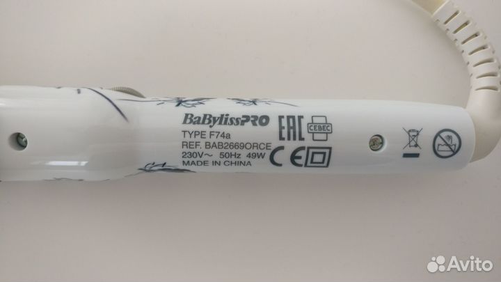 Плойка стайлер Babyliss pro 32 19мм