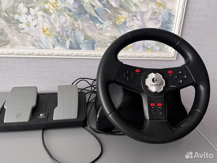 Руль logitech Formula Vibration Feedback Wheel