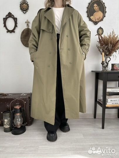 Плащ женский утеплённый винтажный новый