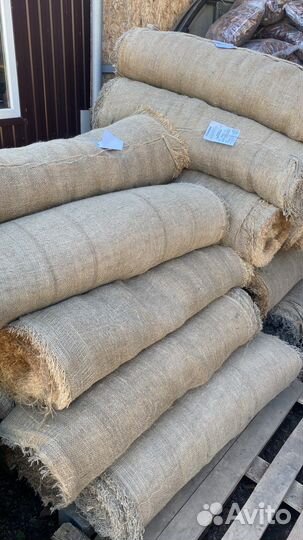 Ткань упаковочная мешковина лен/джут