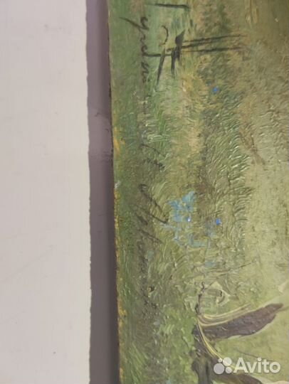 Старинная картина,художник Левитан