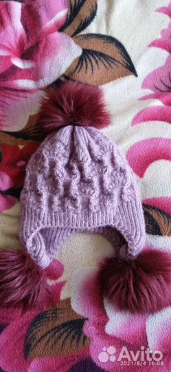 Шапка зимняя для девочки