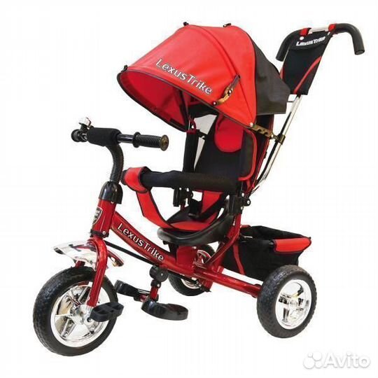 Детский Велосипед с ручкой Lexus Trike Красный
