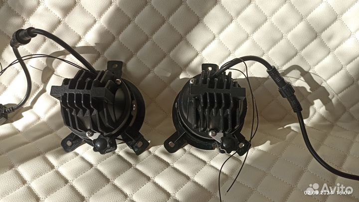 Противотуманные фары на Дэу Матиз линзы LED