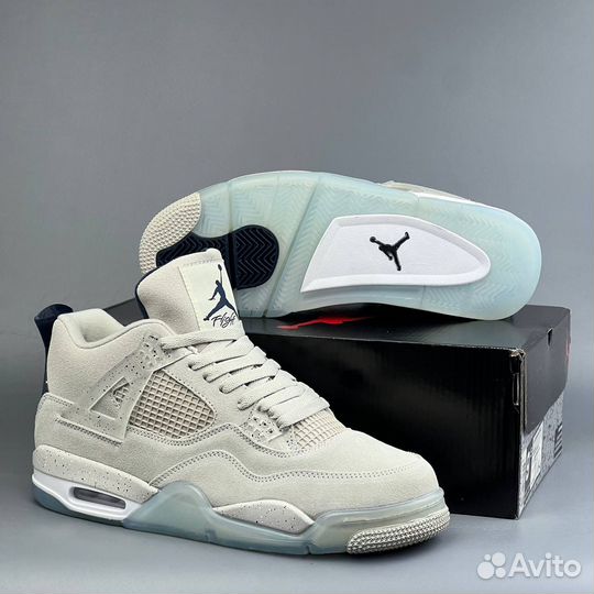 Nike Air Jordan 4 белые