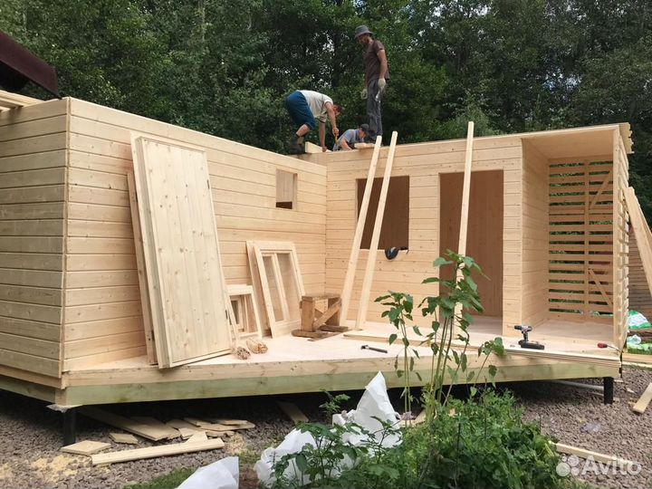 Баня уголок