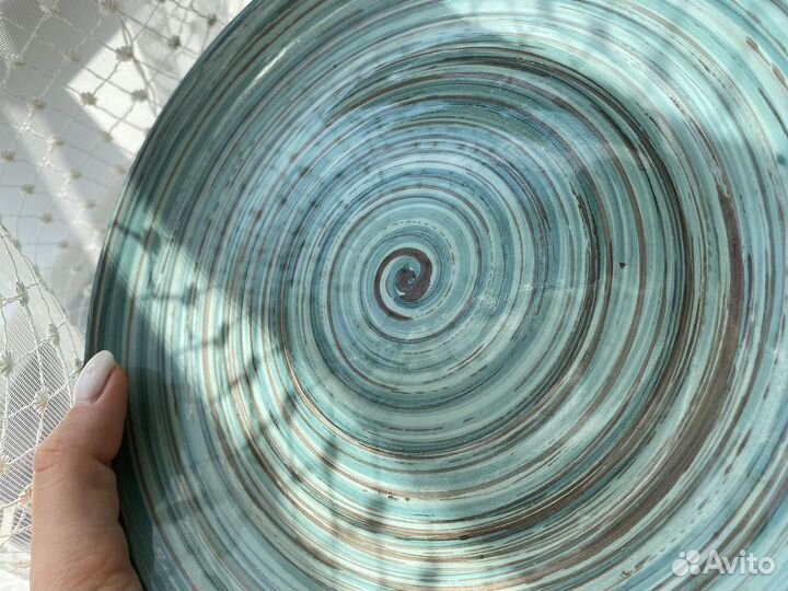 Тарелка обеденная керамика 21 см