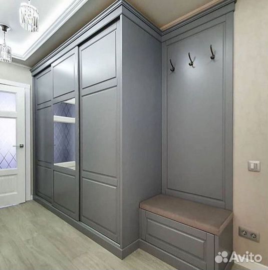 Угловой шкаф купе