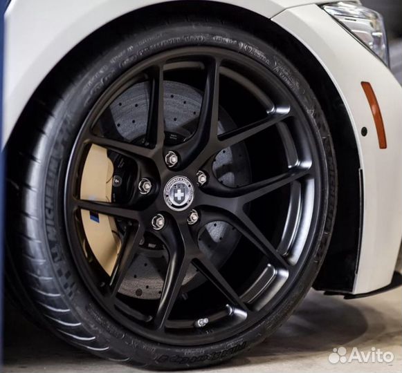 Диски Hre r19 5 114 3 Black на Киа Тойота Тесла