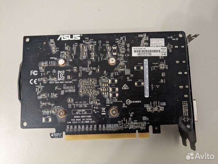 Видеокарта Asus GTX 1050 TI