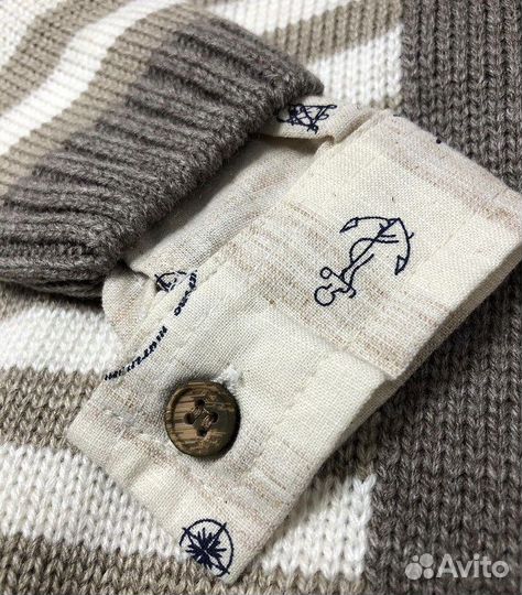 Новый джемпер, рубашка, брюки, Комплект тройка