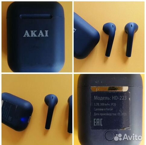 Гарнитуры наушники akai, Canyon, Apple