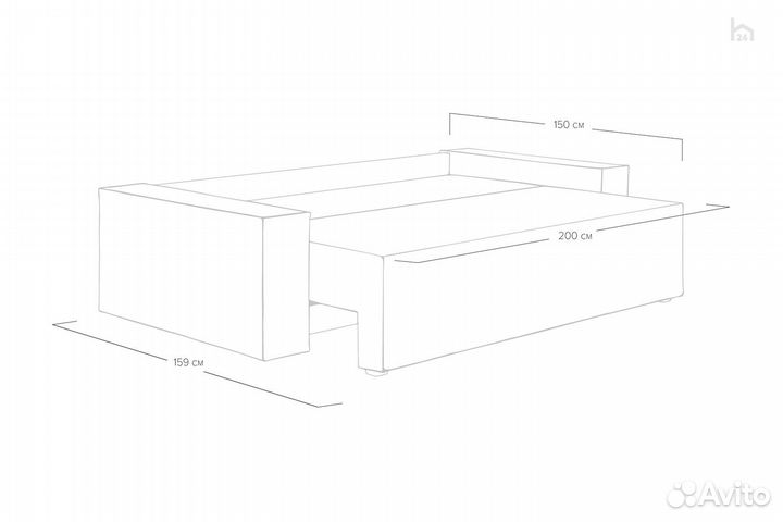 Диван прямой Loft