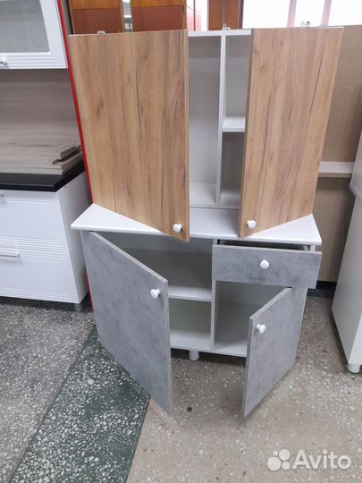 Кухонный гарнитур Мини Крафт Бетон