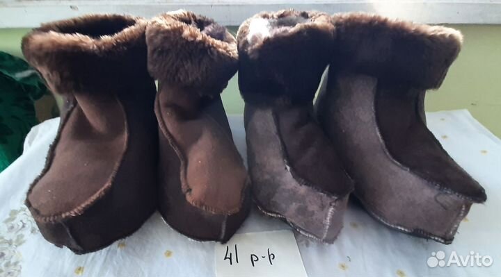 Пинетки зимние, шубинки, меховые носки (угги) чуни