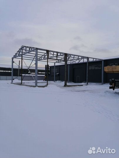 Ангар, Фермы, Конструкция