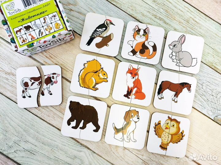 Пазлы деревянные для детей (новые)